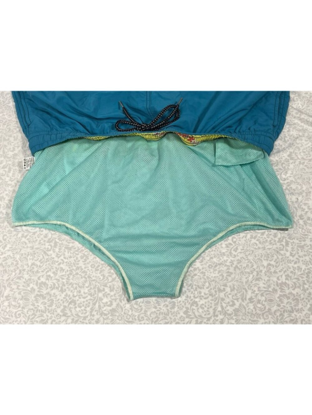 Tommy Bahama Relax Swim Trunks Mens XL Blue Elastic Waist Shorts Marlin Logo - Picture 9 of 12